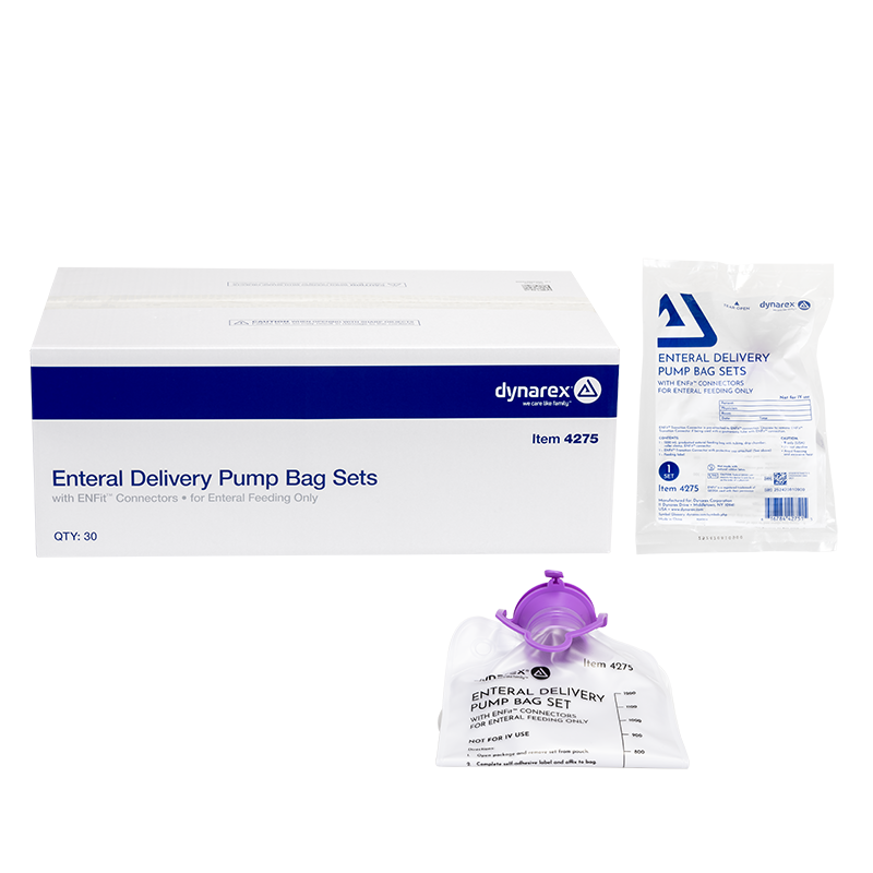 Enteral Delivery Pump Bag Set with ENFit connector