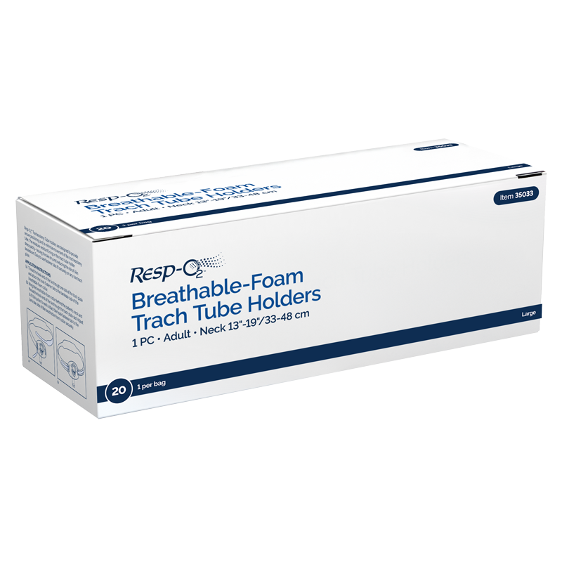Breathable-Foam Trach Tube Holders
