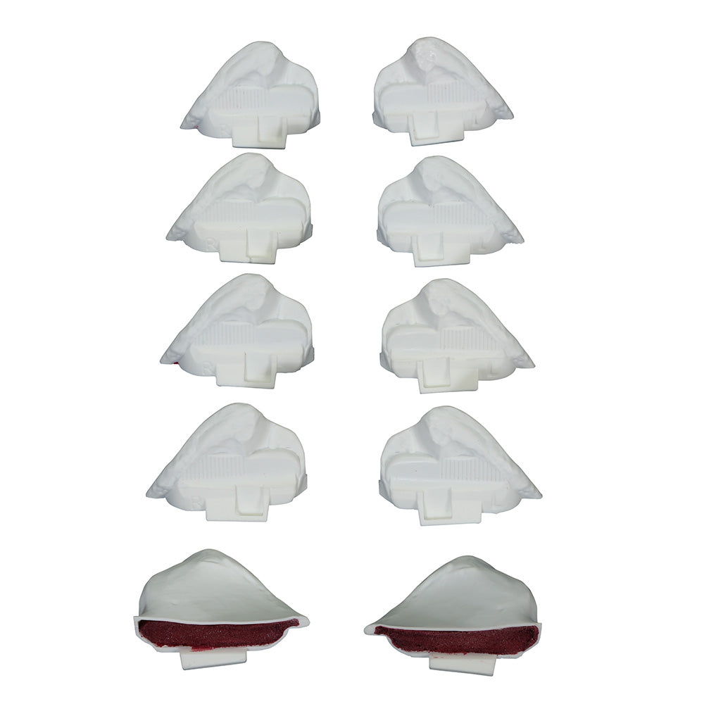 Puncture Site Skin Insert And 5-Pack Right/Left Illiac Crest Insert Replacements For Bone Marrow Biopsy Skills Trainer