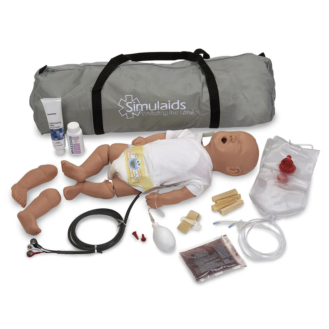 Pediatric ALS Trainer With Interactive ECG Simulator And Carry Bag