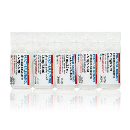 Practi-Salbutamol 2.5 mg/2.5 mL Clear Nebule. Distilled Water – Anchor ...