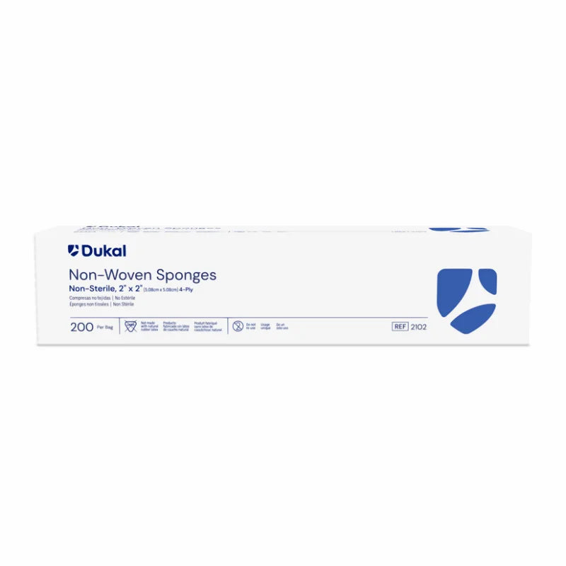 Non-Sterile Non-Woven Sponges, 4-Ply, 2" x 2"