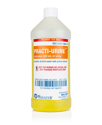 Practi-Simulated Urine™ 800 mL Bottle For Training