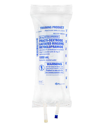 Practi-Dextrose Lactated Ringers Metoclopramide™ 1000 mL I.V. Solution Bag (for training)