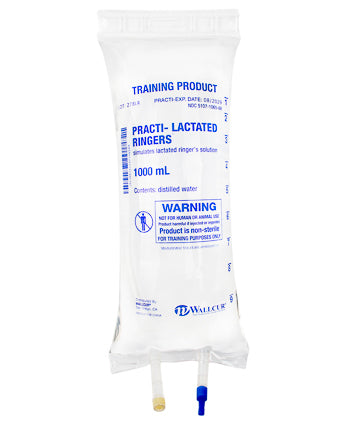 Practi-Lactated Ringers™ 1000 mL I.V. Solution Bag (for training)