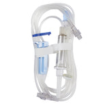 Continu-Flo® Non-Vented IV Solution Set, 112in L, With 2 Clearlink Luer Activated Valves