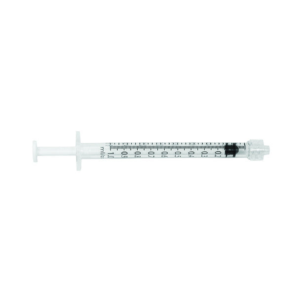 1 ml Tuberculin Luer Lock Syringe w/o Cap, Sterile