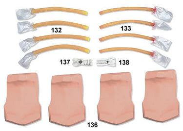 Cricothyrotomy Simulator Replacement Airway With Lung (4 Pk.)