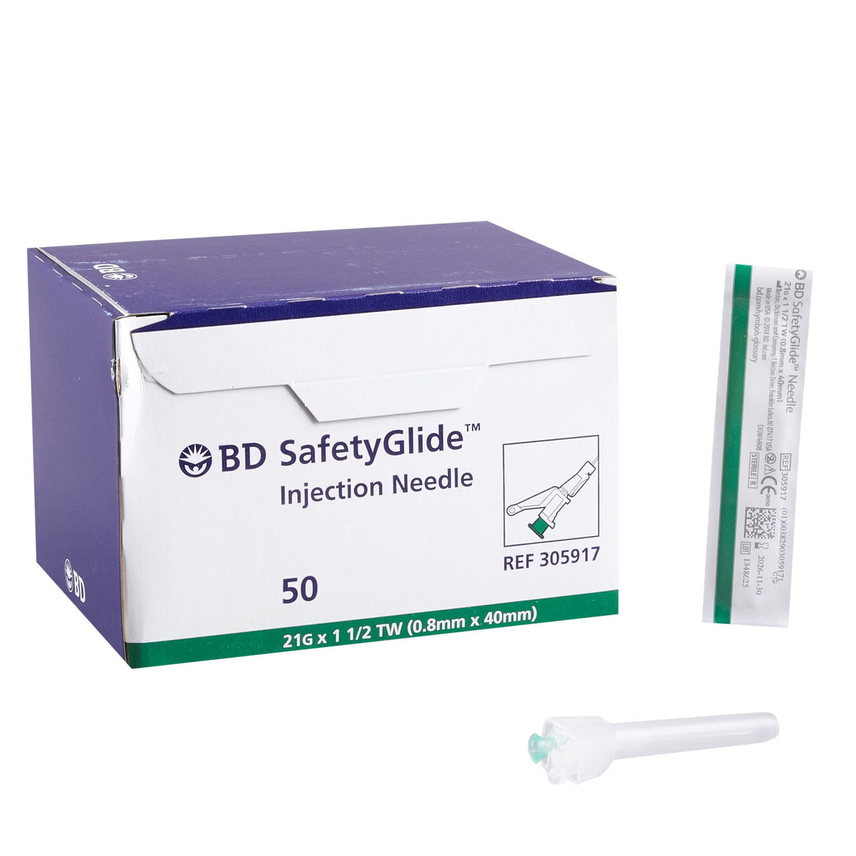SafetyGlide™ Safety Hypodermic Needle
