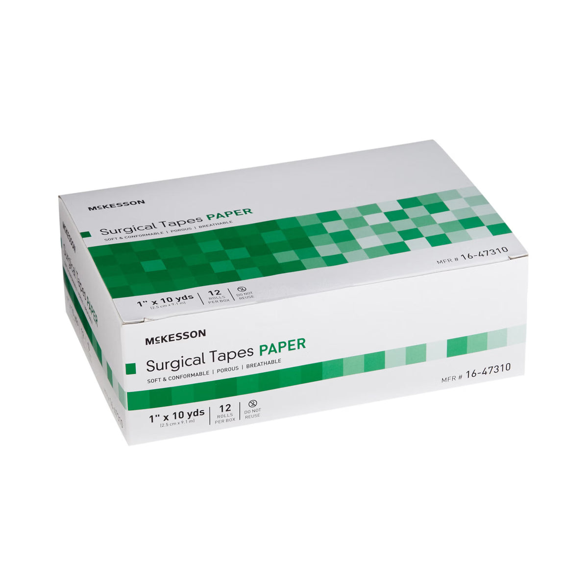 McKesson Medical Tape White 1 Inch X 10 Yard Paper NonSterile