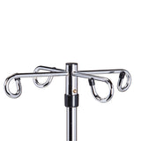 Six-Leg, 4-Hook Infusion Pump Stand