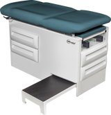 Manual Exam Table with Four Storage Drawers and Side Step