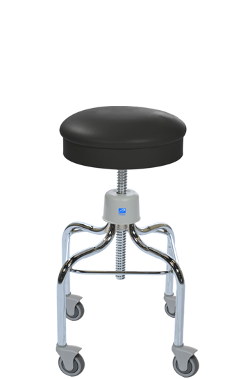 P-38 / T-38 Chrome Operating Room Stool With Caster