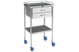 Utility Table With Shelf, Drawers And Rail