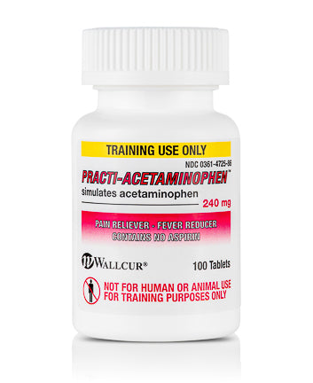 Practi-Acetaminophen 240 mg™ Oral Med (for training)