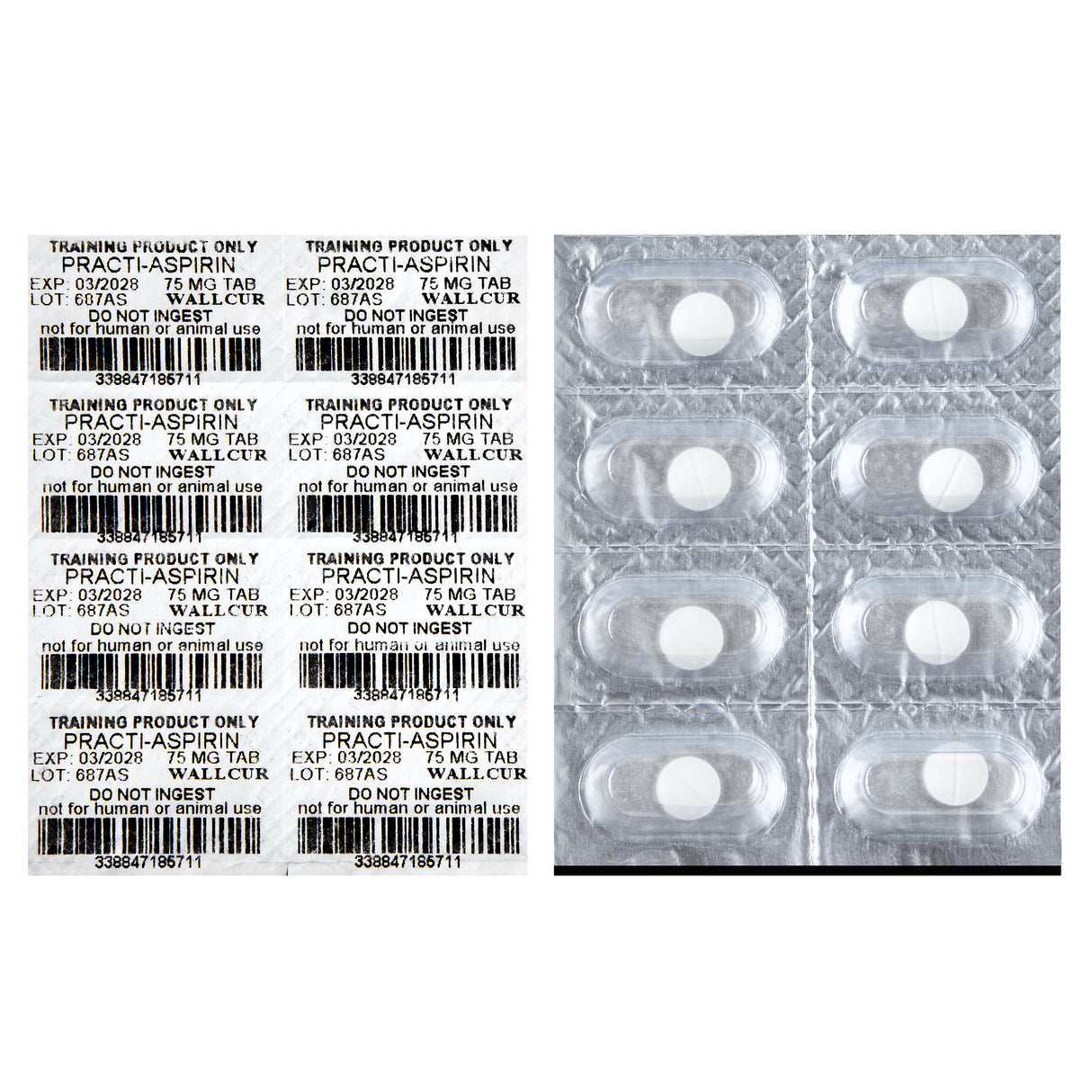 Practi-Aspirin 75 mg (for training)