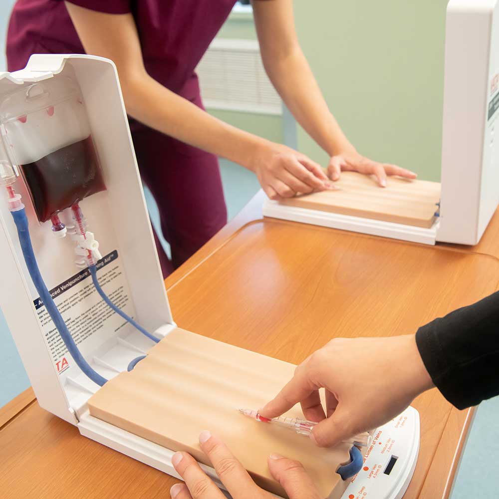 Advanced Four-Vein Venipuncture Training Aid - Latex Free Dermalike Ii™ And Dermalike V™