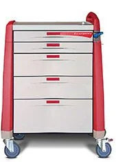 Avalo 6 Drawer Standard Height Emergency Crash Cart