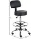 Vinyl Medical Stool with Backrest and Footring