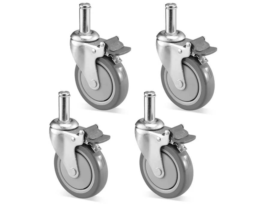 Polyurethane Casters for Wire Shelving Unit
