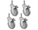 Polyurethane Casters for Wire Shelving Unit