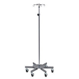 Six-Leg, 4-Hook Infusion Pump Stand