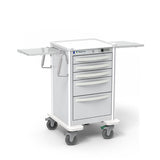 5-Drawer Junior Medium Aluminum Bedside Cart