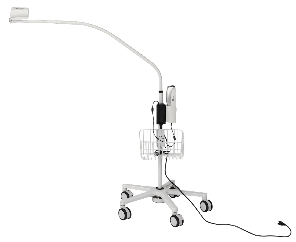 Extended Reach Vein Finder Wheeled Stand