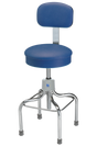 Anesthetist Stainless Steel Stool With Back