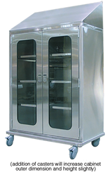 3 Shelves Sloped Top Operating Room Cabinet - Freestanding