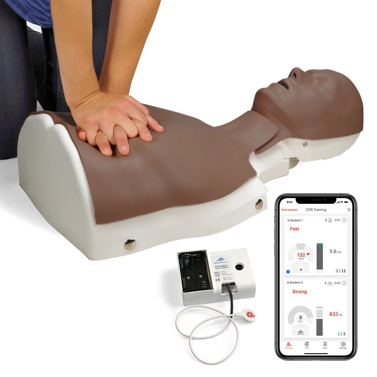 Basic Life Support Simulator BASICBilly+ with Feedback Device