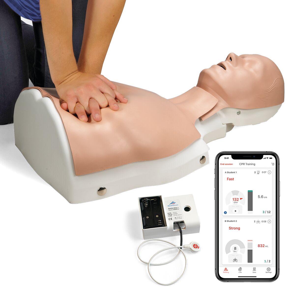 Basic Life Support Simulator BASICBilly+ with Feedback Device