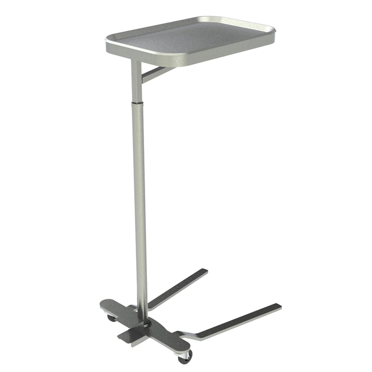 Mayo Instrument Stand w/ 13” X 19” Stainless Steel Tray