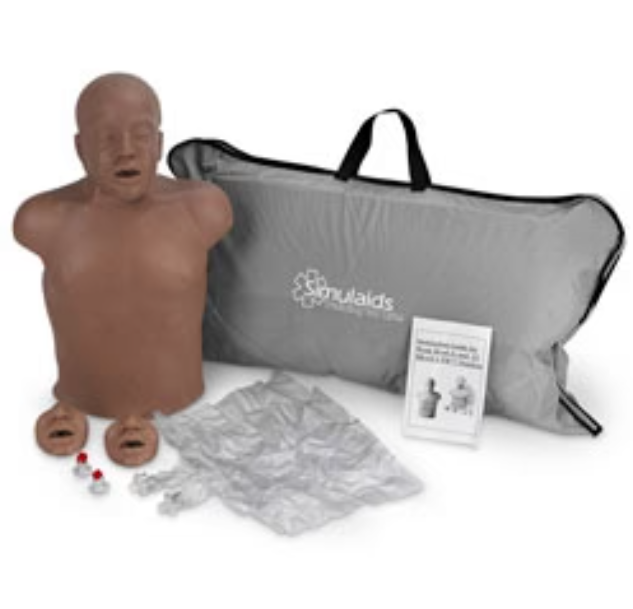 Paul CPR Manikin with Carry Bag and Kneeling Pads