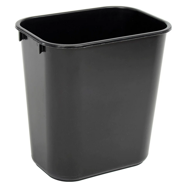 Rubbermaid® Soft Molded Plastic Small Wastebasket