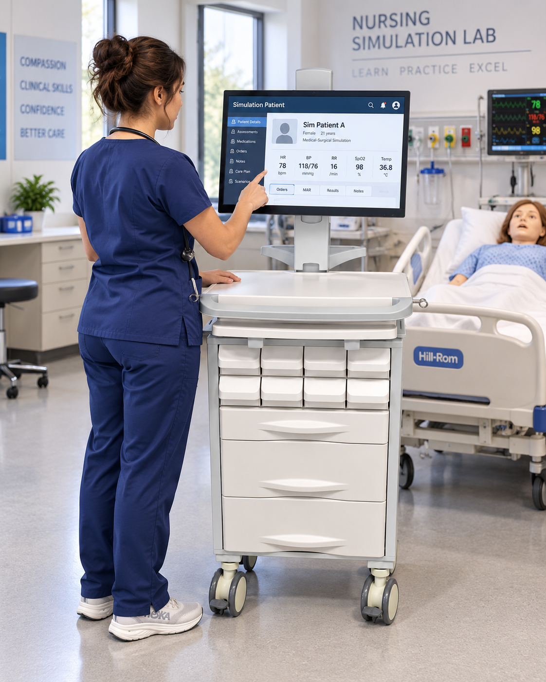 Medication Administration Training Cart