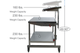 CDS-3072 Space Station Two Tier Back Table