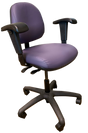 ergo task chair orchard plum color