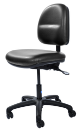 ergo task chair no arms raven black