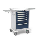 6-Drawer Tall Aluminum Anesthesia Cart