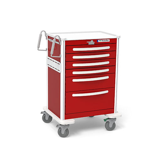 6-Drawer Tall Aluminum Emergency Cart