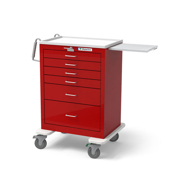 6-Drawer Tall Steel Frame Emergency Crash Cart