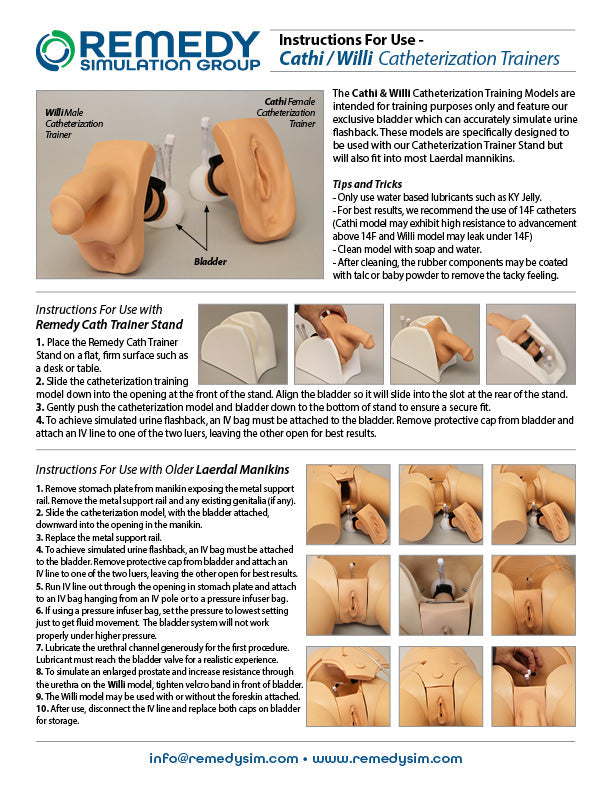 Willi Male Catheterization Trainer