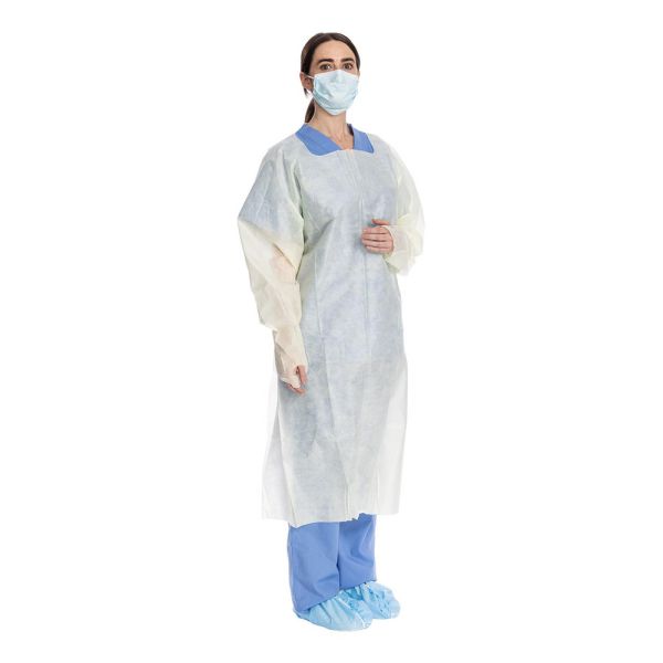 HALYARD* Medium Weight Tri-Layer Over-the-Head Isolation Gown