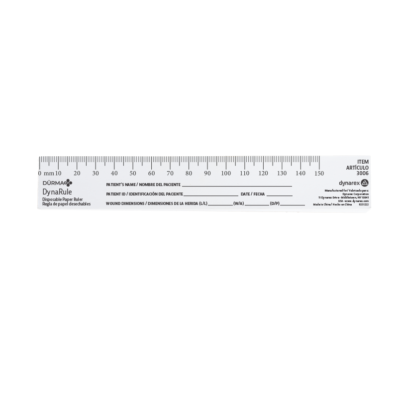 DynaRule™ Disposable Paper Ruler