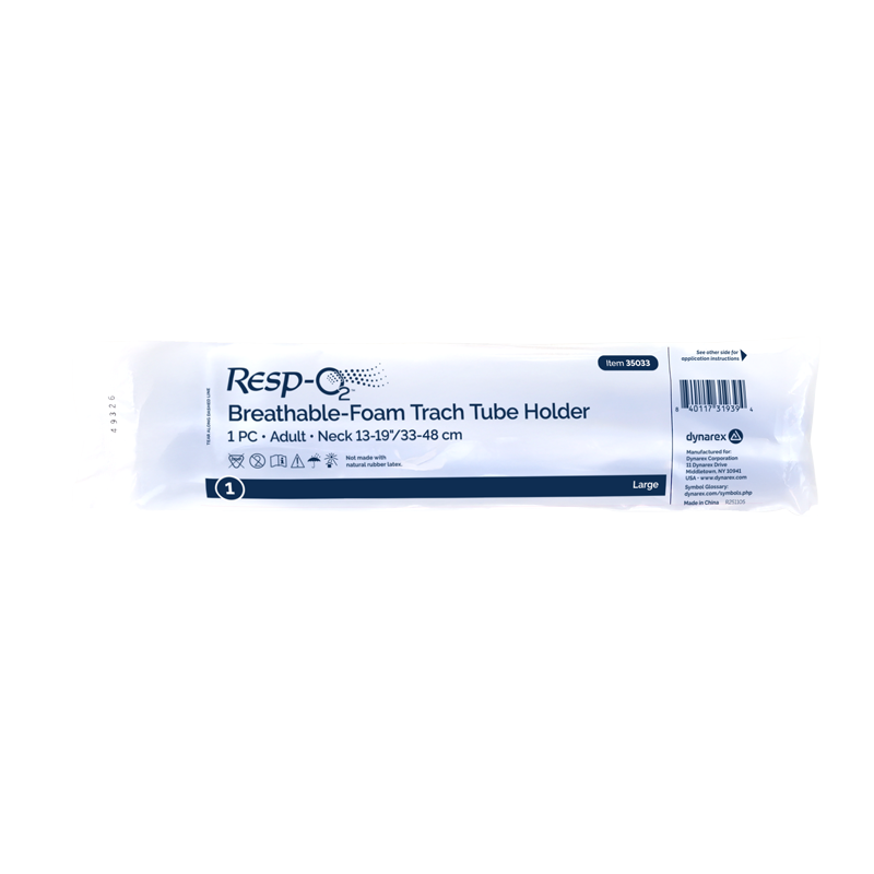 Breathable-Foam Trach Tube Holders