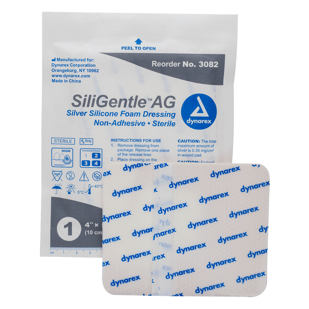 SiliGentle™ AG Silicone Foam Dressings