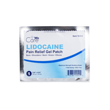 Lidocaine Pain Relief Gel Patches - Back/Shoulders/Neck/Knees/Elbows - 3.9 x 5.5in