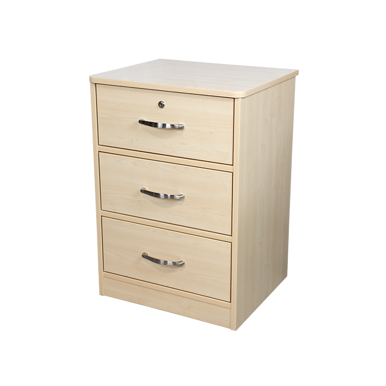 Furniture Three Drawer Nightstand