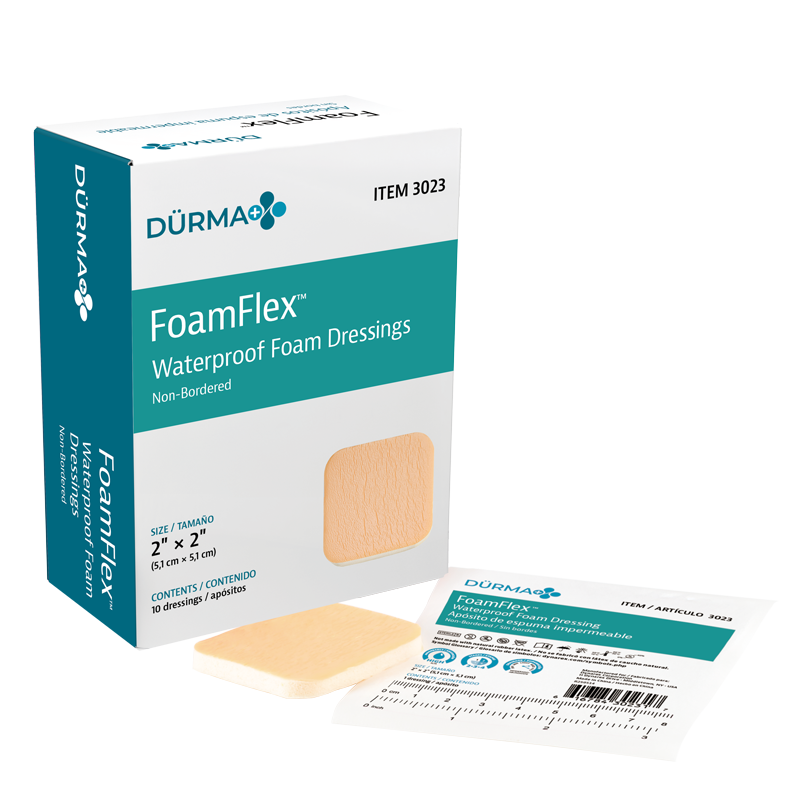 FoamFlex™ Non-Adhesive Waterproof Foam Dressings